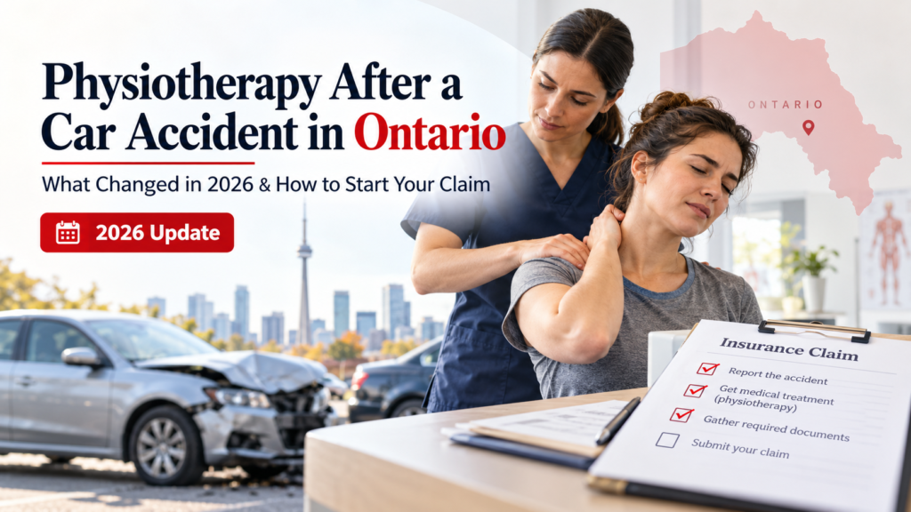 Physiotherapy After a Car Accident in Ontario: What Changed in 2026 & How to Start Your Claim